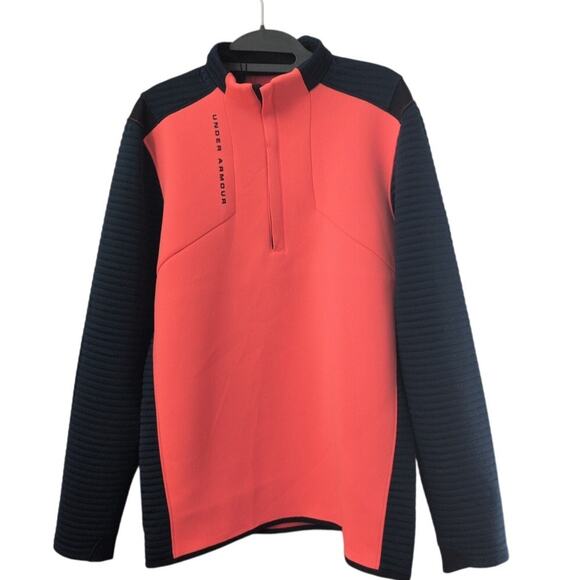 NWT UNDER ARMOUR GOLF COLDGEAR STORM LOOSE MEN’S Med LONG SLEEVE PULLOVER - Picture 2 of 3